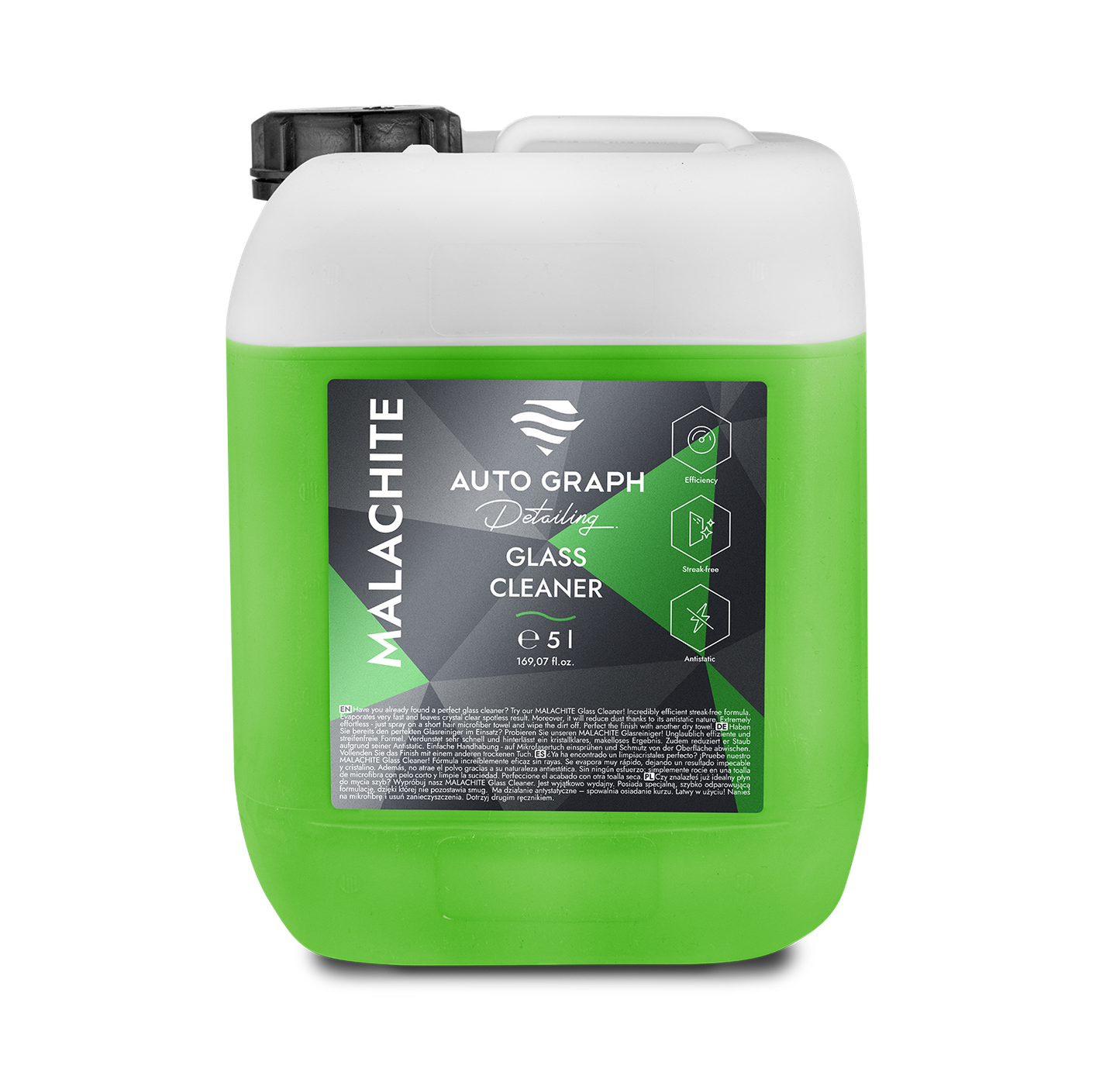 Malachite Glass Cleaner - 5L